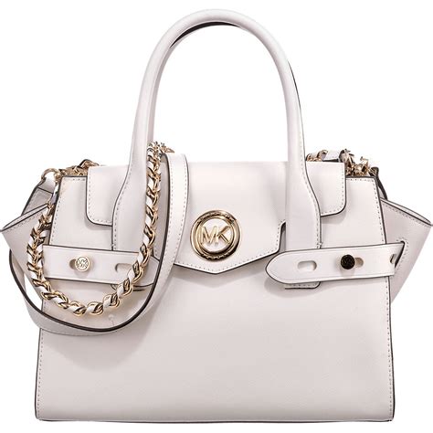 michael kors handtasche weiss|michael kors small satchel handbag.